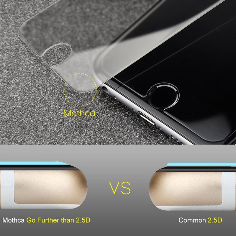 Mothca Matte Glass Screen Protector for iPhone 8 7 6s 6 Anti-Glare & Anti-Fingerprint 9H HD Clear Tempered Glass Film Smooth as Silk (Not for SE 2020) - Image 3
